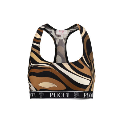 Emilio Pucci Sport-BH aus mehrfarbigem Polyamid
