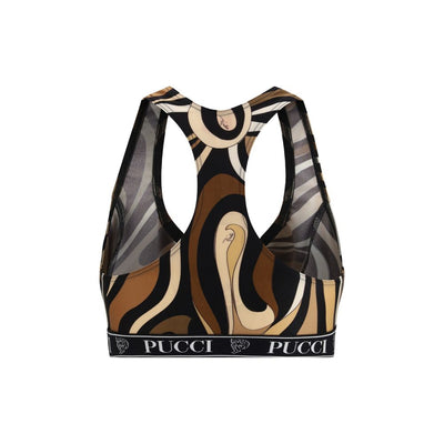 Emilio Pucci Sport-BH aus mehrfarbigem Polyamid