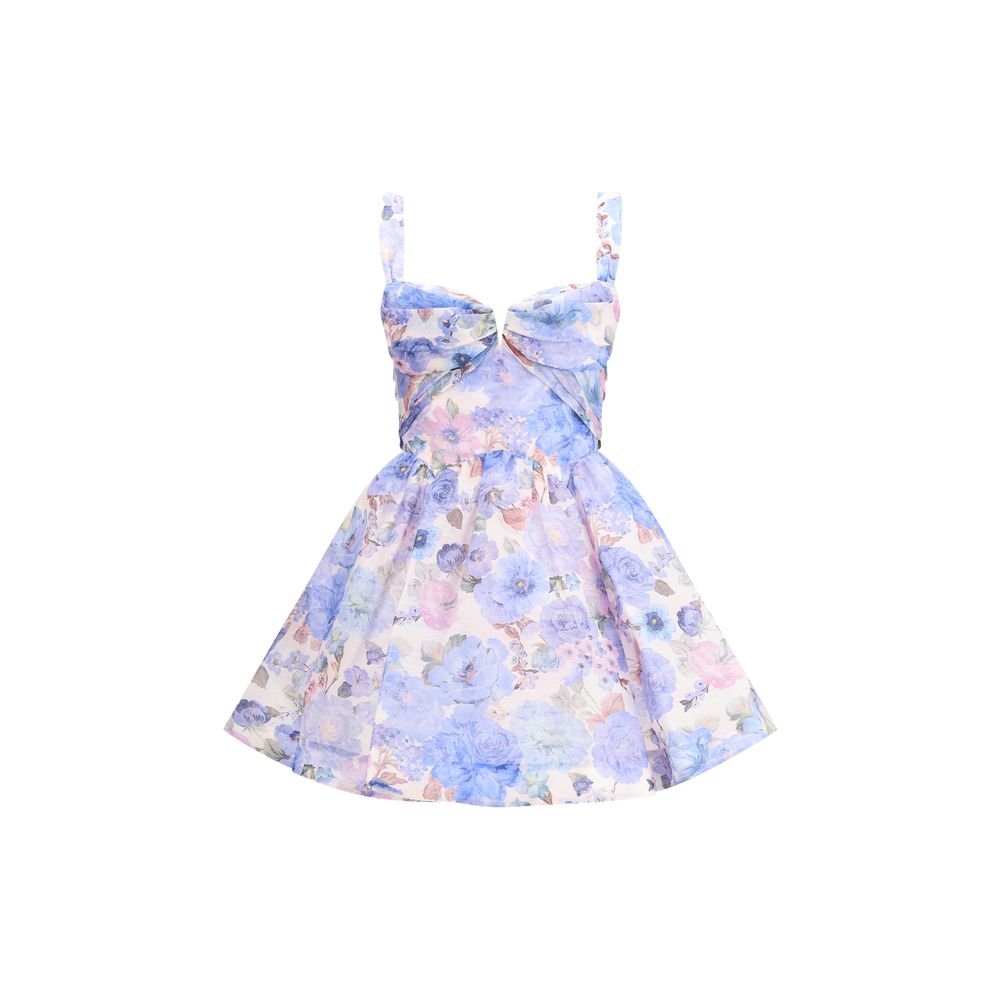 Zimmermann Mehrfarbiges Leinen-Freizeitkleid