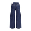 Agoldene blaue Baumwolljeans Denim
