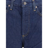 Agoldene blaue Baumwolljeans Denim