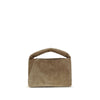 Brunello Cucinelli Beige Calf Leather Bos Taurus Shoulder Bag
