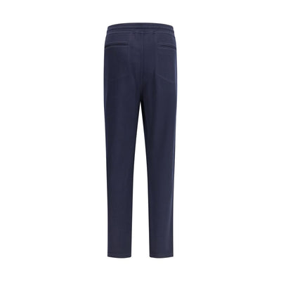 Brunello Cucinelli Blaue Kaschmir-Freizeithose