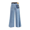 Marni Light Blue Cotton High-Waisted Jean