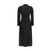 Ella Black Silk Casual Dress