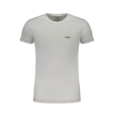 Aeronautica Militare White Cotton Men's T-Shirt