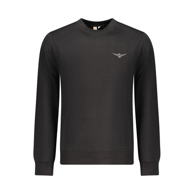 Accademia Militare Black Cotton Men Sweater