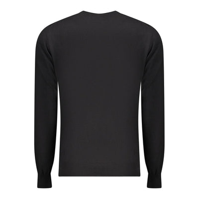 Accademia Militare Black Cotton Men Sweater