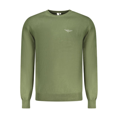 Accademia Militare Green Cotton Men Sweater