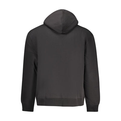 Calvin Klein Black Cotton Men's Hooded Sweatshirt