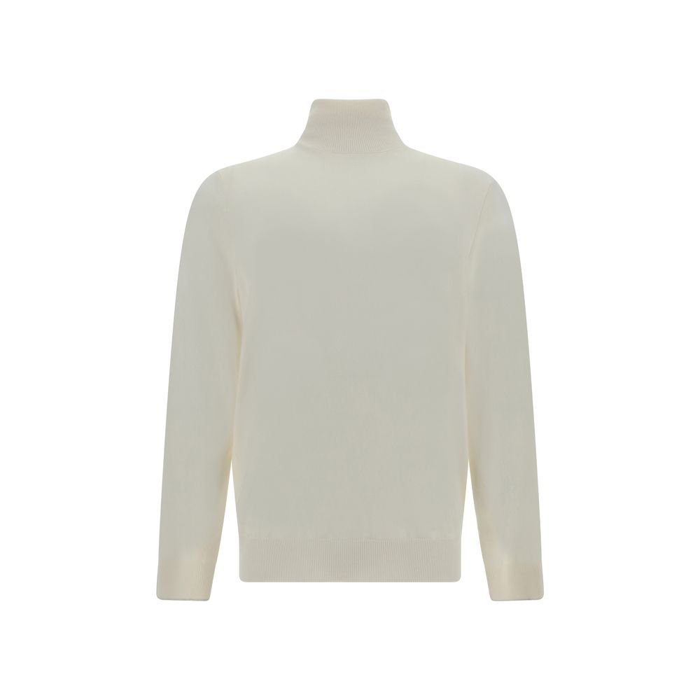 Brunello Cucinelli White Cashmere Cashmere Sweater