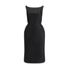 Magda Butrym Black Cotton Casual Dress