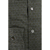 Bagutta Green Cotton Men's Slim Shirt