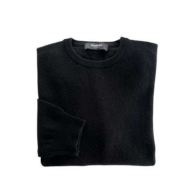 Baldinini Trend Black Cashmere Men Sweater