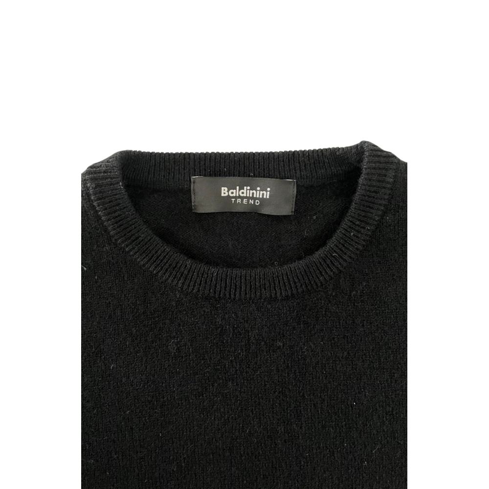 Baldinini Trend Schwarzer Kaschmirpullover für Herren