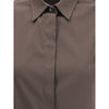 Brunello Cucinelli Brown Cotton Shirt