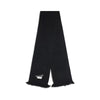 MM6 Black Wool Scarf