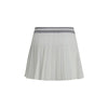 Brunello Cucinelli White Polyester Mini Skirt