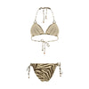 Zimmermann Bikini aus braunem Polyamid