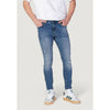 Antony Morato Blue Cotton Skinny Jeans