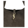 Saint Laurent Brown Calf Leather Bos Taurus Shoulder Bag