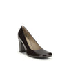 The Row Brown Calf Leather Bos Taurus Platform Pumps
