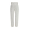 Brunello Cucinelli White Cotton Dress Pants