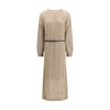 Brunello Cucinelli Beige Mohair Casual Dress