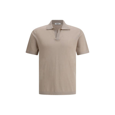Cruna Beige Cotton Polo Shirt