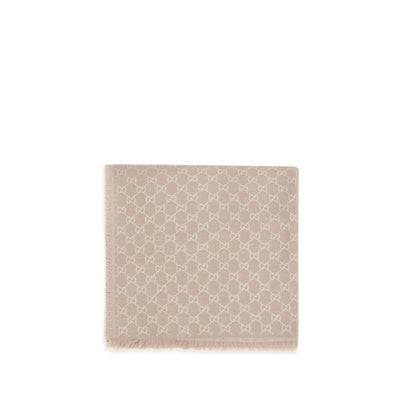Gucci Beige Wool Scarf