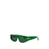 Bottega Veneta Green Acetate Sunglasses
