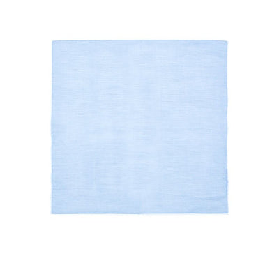 Tom Ford Blue Cotton Pocket Square