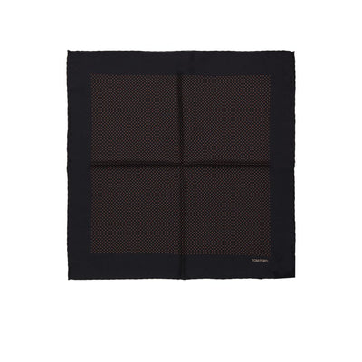 Tom Ford Black Silk Pocket Square
