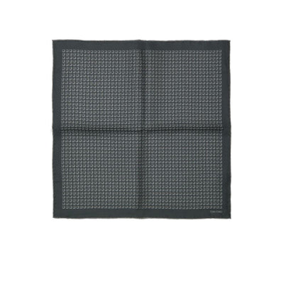 Tom Ford Green Silk Pocket Square