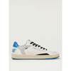 Crime London White Leather Low Top Sneakers