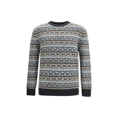 Brooksfield Multicolor Wool Sweatshirt
