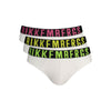 Bikkembergs Fluorescent White Polyester Men's Brief