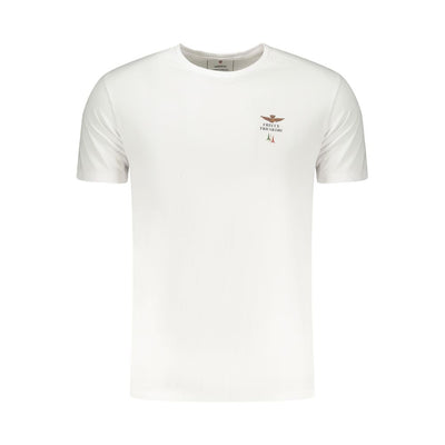 Aeronautica Militare White Cotton Men's T-Shirt