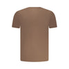 Aeronautica Militare Brown Cotton Men T-Shirt