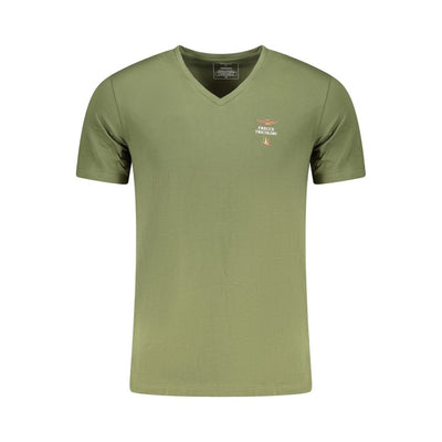 Aeronautica Militare Green Cotton Men Underwear Shirt