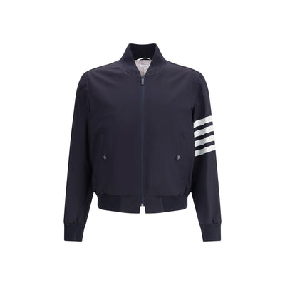 Thom Browne Blue Wool Bomber