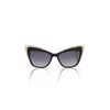 Frankie Morello Black Acetate Sunglasses