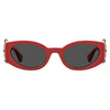 Moschino Red Resin Sunglasses