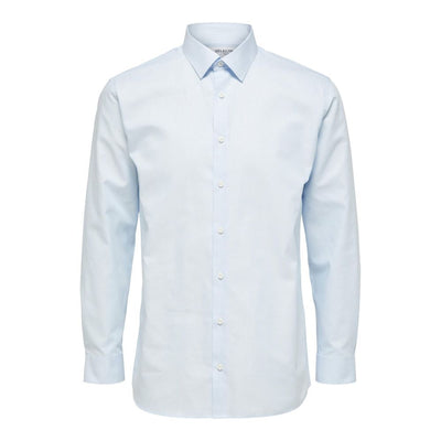 Selected Blue Cotton Dress Shirt