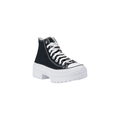 Converse Chunky Sneakers aus schwarzem Stoff