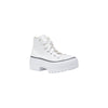 Converse Chunky Sneakers aus weißem Stoff