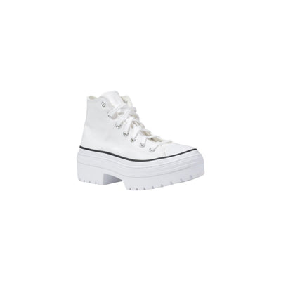 Converse Chunky Sneakers aus weißem Stoff