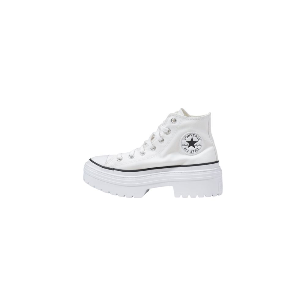 Converse Chunky Sneakers aus weißem Stoff