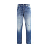 Diesel Blue Cotton Slim Fit Jeans