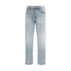 Diesel Blue Cotton Tapered Jeans
